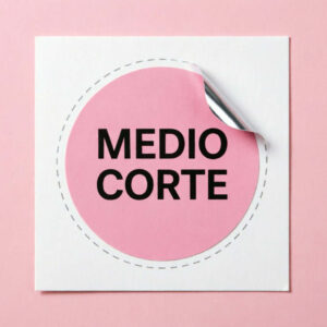 Stickers de medio corte