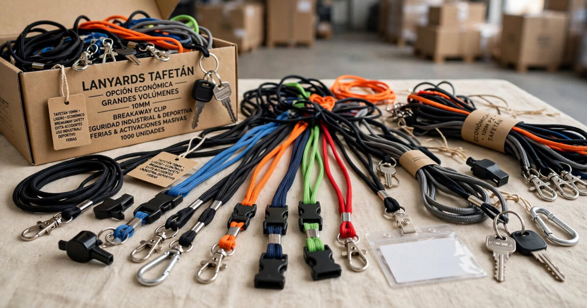 Lanyards y Cintas para Credenciales Personalizadas