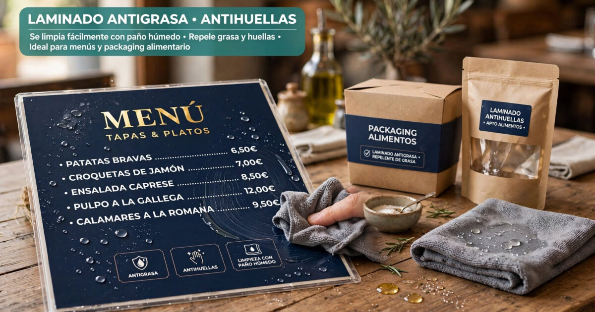 Laminado y Plastificado Mate, Brillo y Soft-Touch