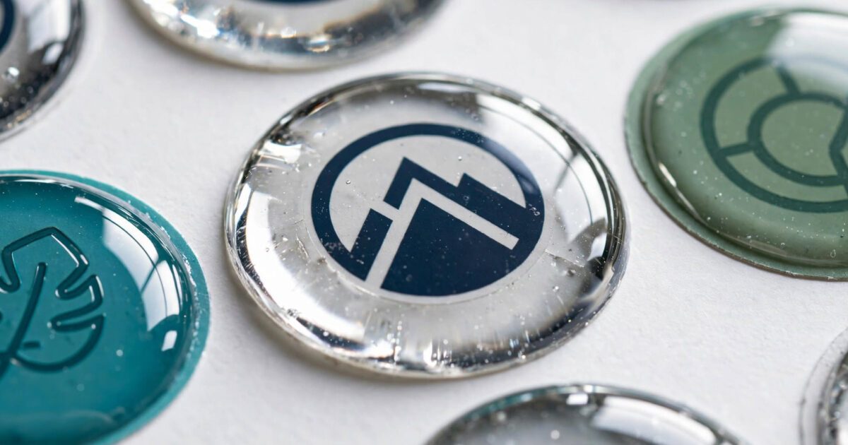Stickers con Gota de Resina