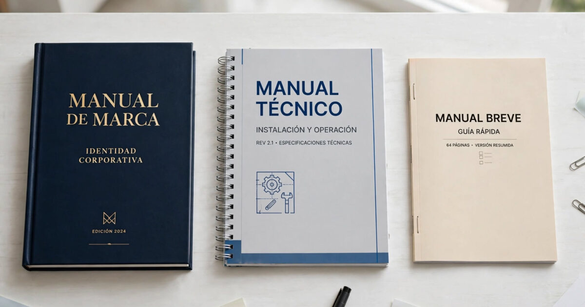 Impresion manuales corporativos documentos