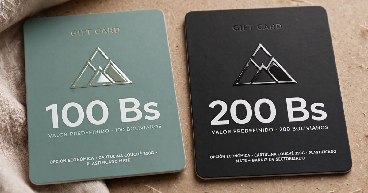Gift Cards y Tarjetas de Regalo Personalizadas