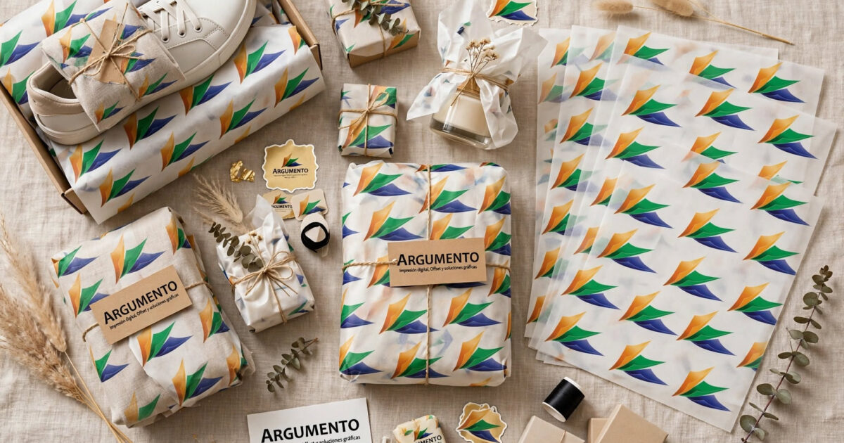 Papel de Embalaje Personalizado con Logo
